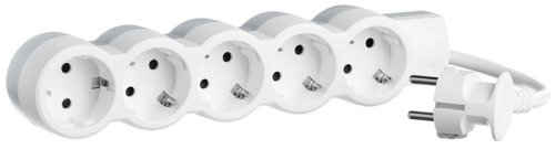 Удлинитель с заземлением Legrand Стандарт 5х3,0м 16А 3500Вт бело-серый фото Удлинитель с заземлением Legrand Стандарт 5х3,0м 16А 3500Вт бело-серый картинка